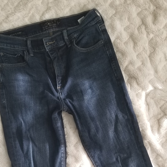 Lucky Brand jeans 4/27 dark wash skinny - Picture 2 of 7